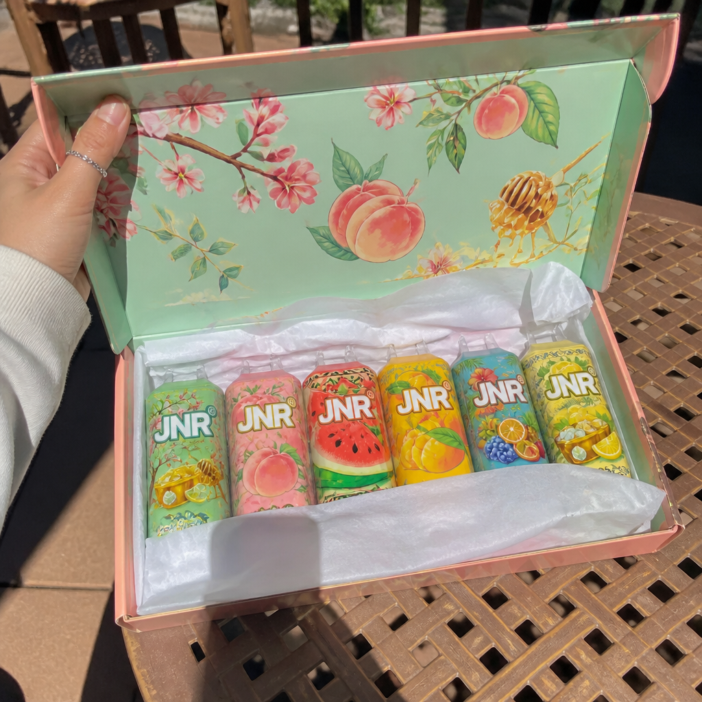Coffret de puffs JNR Arizona ouvert